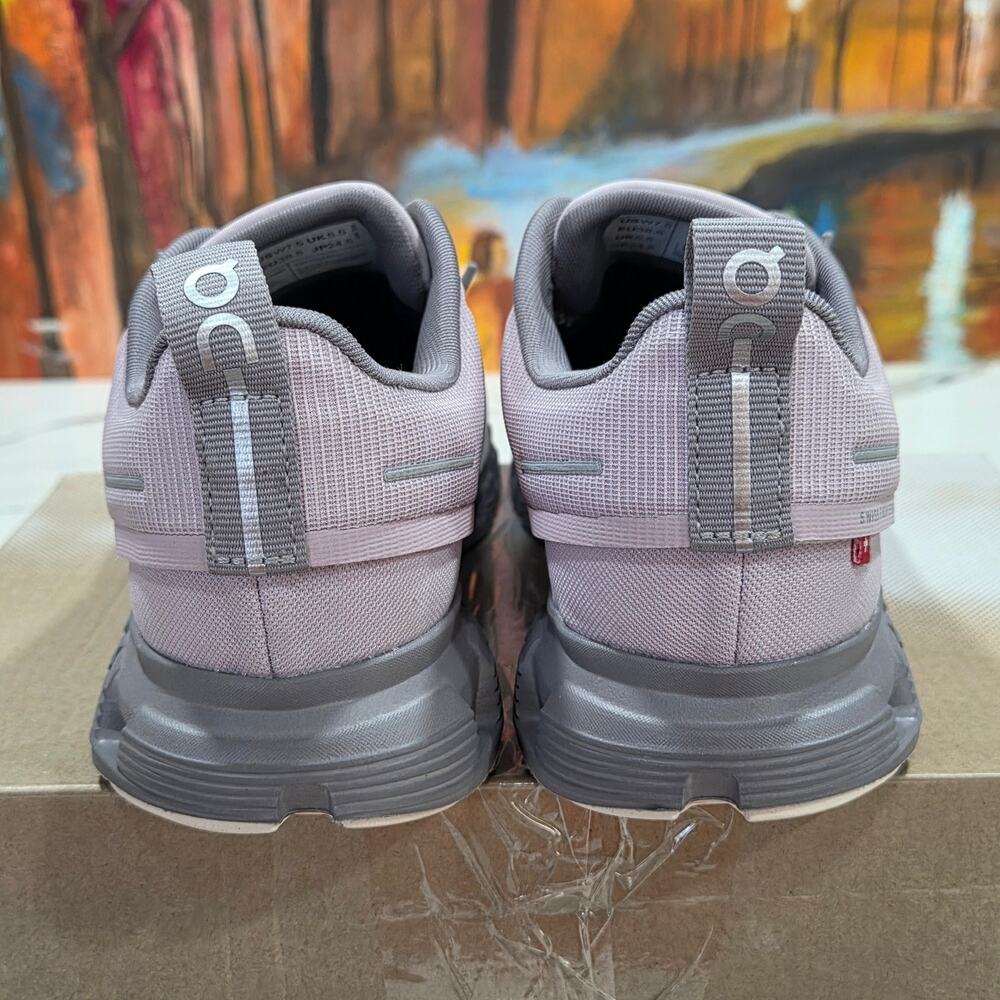 On Running Cloud 6 Waterproof Mauve Zinc Size 7.5 Women's Trail Casual Shoes - Picture 5 of 9